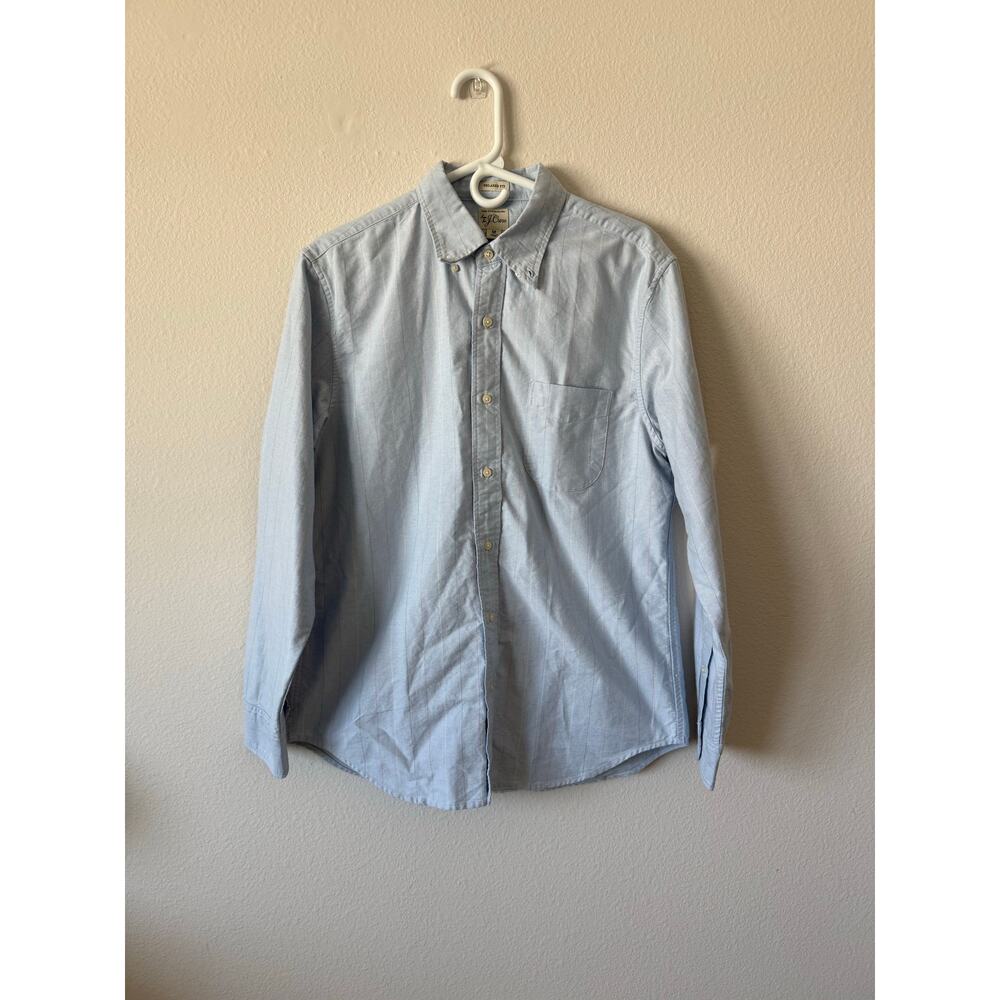 NWT J Crew Mens Button Down Shirt Collared Preppy Long Sleeves Office Cotton